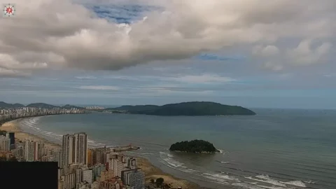 Веб камера Бразилия залив Сантос