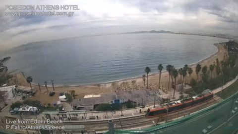 Веб-камера Греция пляж Палео Фалиро
